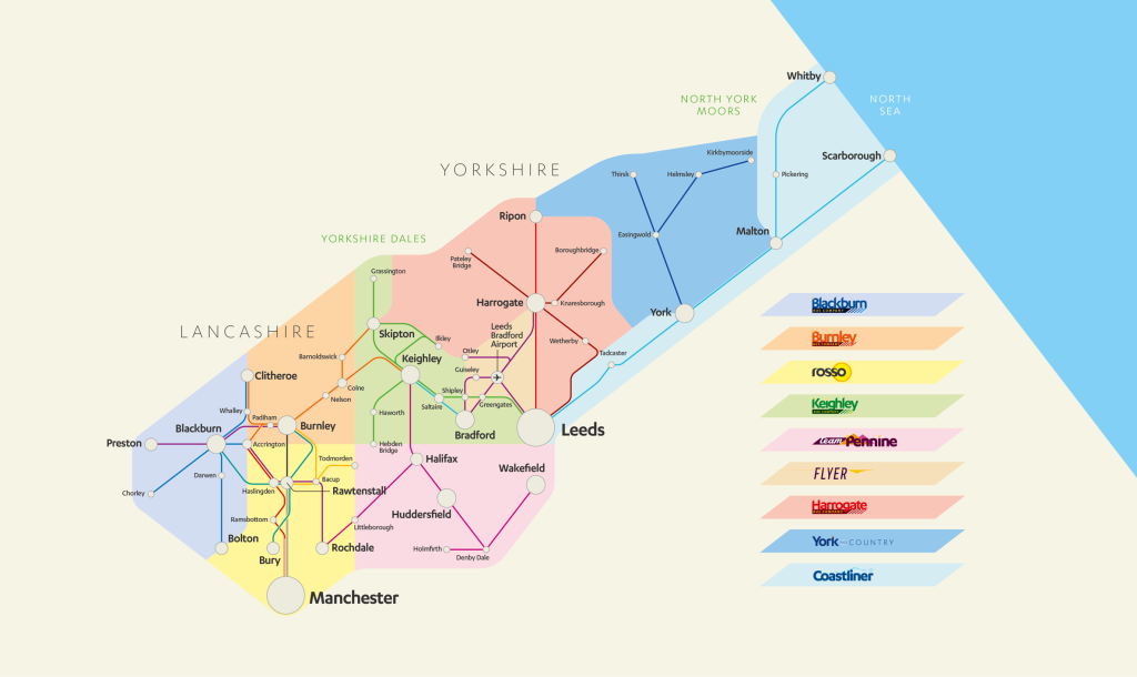 Transdev Network Map