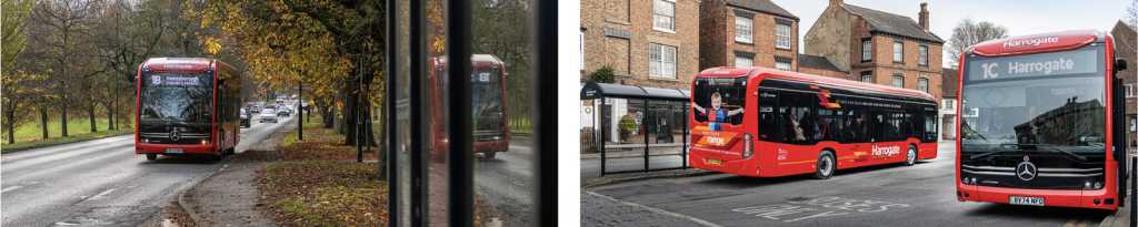 electric buses around harrogate