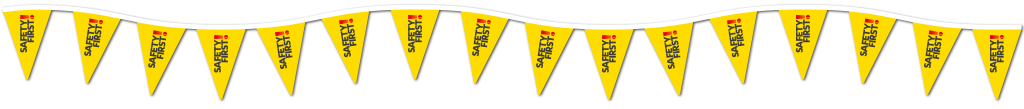 safety first bunting